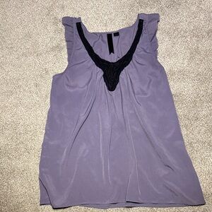 Women's Purple Sleeveless Top
